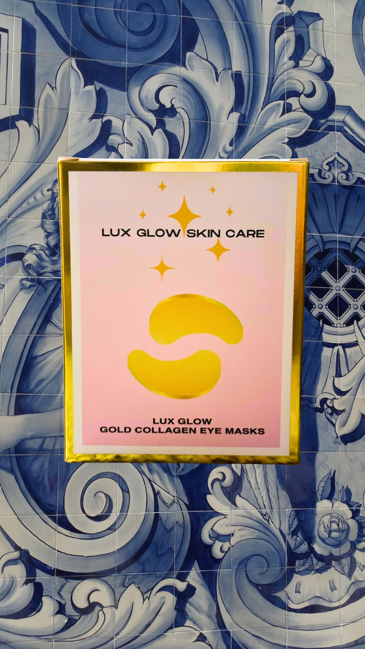 Gold Eye Masks 10 Pair Box