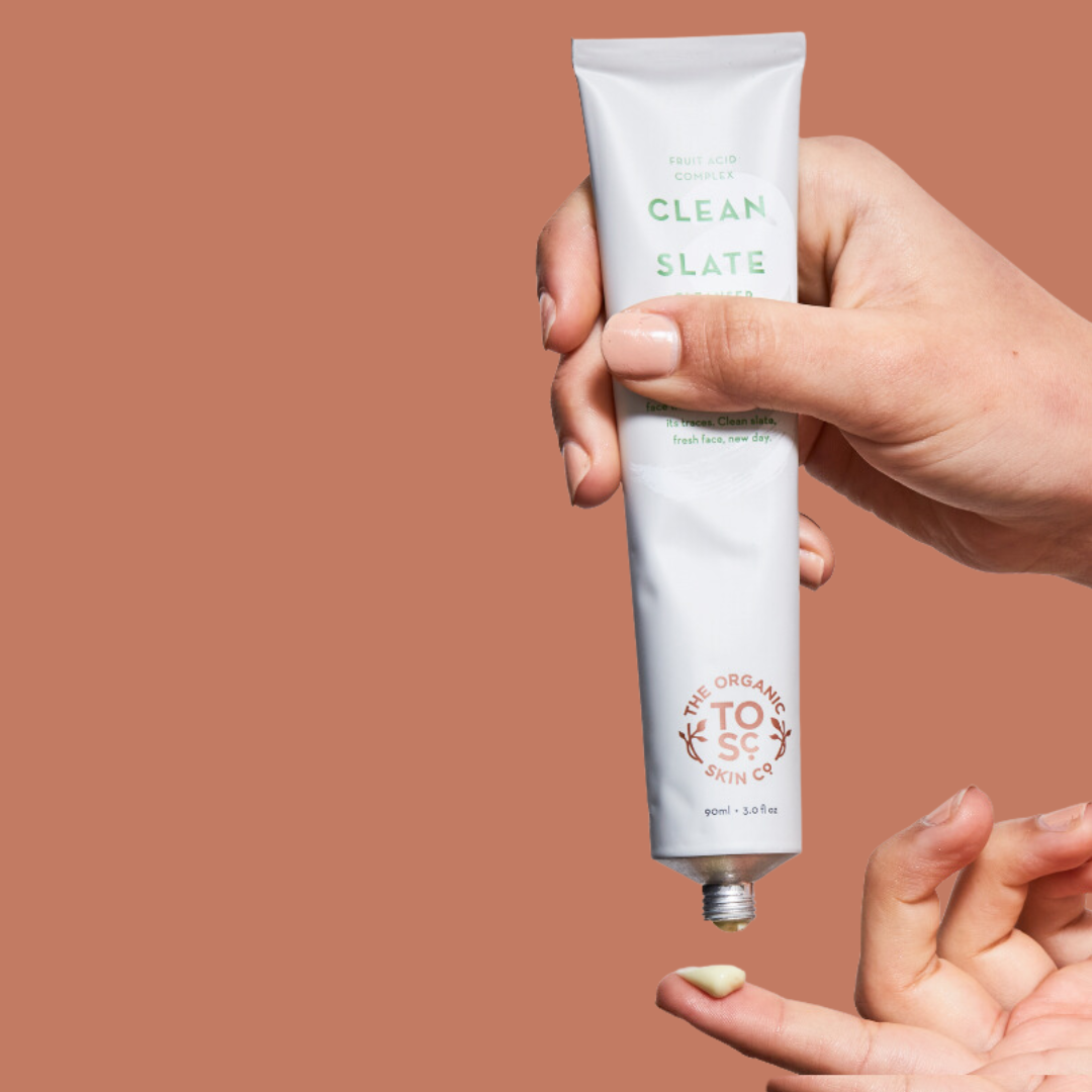 Clean Slate - Organic Face Cleanser with AHA for Acne 3 fl oz