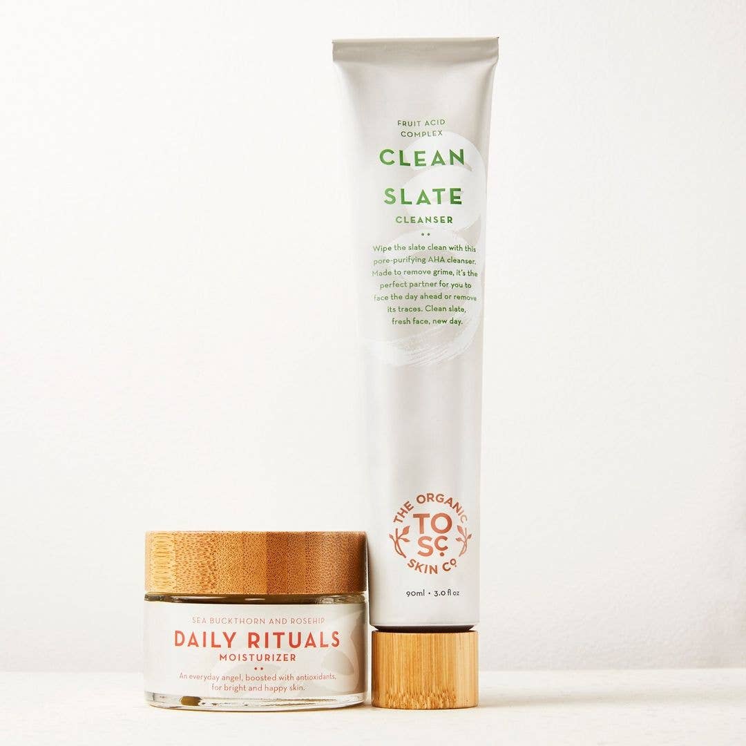 Clean Slate - Organic Face Cleanser with AHA for Acne 3 fl oz