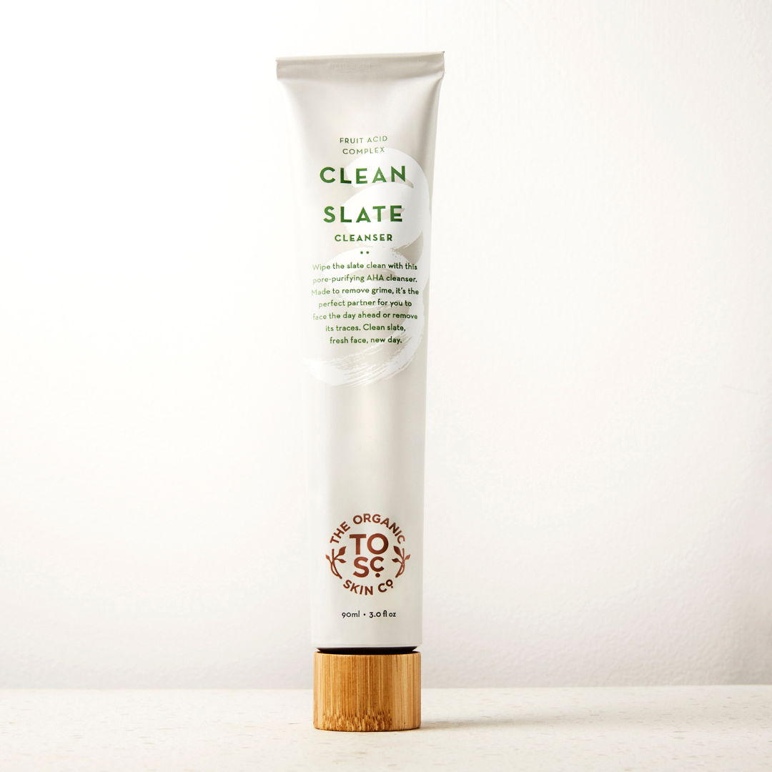 Clean Slate - Organic Face Cleanser with AHA for Acne 3 fl oz