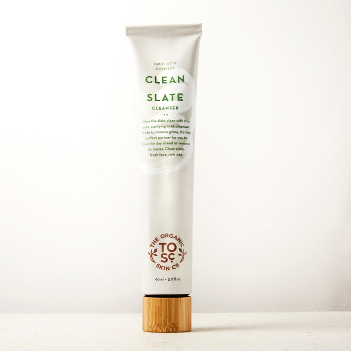 Clean Slate - Organic Face Cleanser with AHA for Acne 3 fl oz