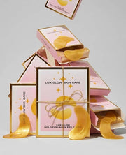 Gold Eye Masks 10 Pair Box